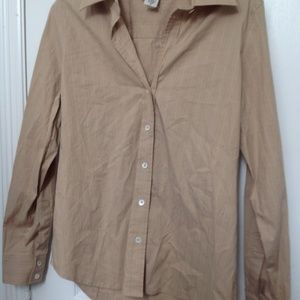 Banana Republic Women's Stretch Button Down Top